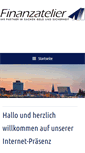 Mobile Screenshot of finanzatelier.de