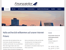 Tablet Screenshot of finanzatelier.de